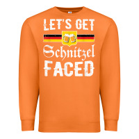 Carrot lets get schnitzel faced men women vintage oktoberfest t shirt Premium Sweatshirt - StudioElite