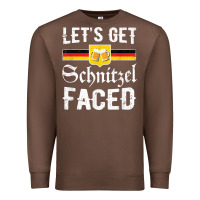 Chestnut lets get schnitzel faced men women vintage oktoberfest t shirt Premium Sweatshirt - StudioElite