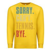 Lemon sorry can't tennis bye funny vintage retro tennis player t shirt Premium Sweatshirt - StudioElite