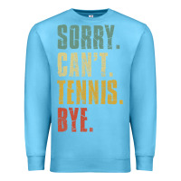 Ocean Blue sorry can't tennis bye funny vintage retro tennis player t shirt Premium Sweatshirt - StudioElite
