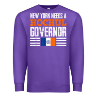 Purple new york needs a hochul governor kathy hochul 2022 new york t shirt Premium Sweatshirt - StudioElite