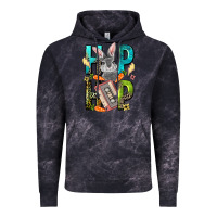 Cloud Black Western hip hop Bunny Easter Day Vintage Hoodie - LillyAllenDesigns