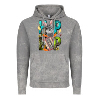 Western Hip Hop Bunny Easter Day Vintage Hoodie | Teevron