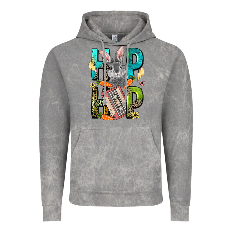 Western Hip Hop Bunny Easter Day Vintage Hoodie by LillyAllenDesigns | Teevron