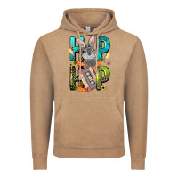 Vintage Coffee Western hip hop Bunny Easter Day Vintage Hoodie - LillyAllenDesigns