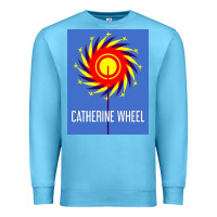 Ocean Blue The Essential Design-(Catherine-Wheel) Premium Sweatshirt - StudioElite