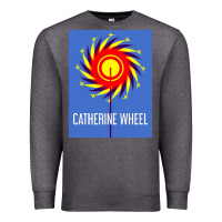 Charcoal Heather The Essential Design-(Catherine-Wheel) Premium Sweatshirt - StudioElite