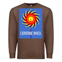 Chestnut The Essential Design-(Catherine-Wheel) Premium Sweatshirt - StudioElite