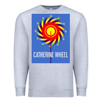 Heather Grey The Essential Design-(Catherine-Wheel) Premium Sweatshirt - StudioElite