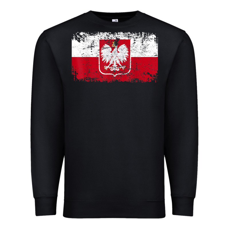 Poland Polska Flag Vintage  Men Women Kids  Poland T Shirt Premium Sweatshirt by StudioElite | Teevron