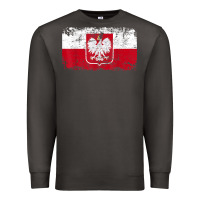 Smoke poland polska flag vintage  men women kids  poland t shirt Premium Sweatshirt - StudioElite