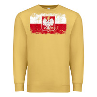 Antique Gold poland polska flag vintage  men women kids  poland t shirt Premium Sweatshirt - StudioElite