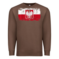 Chestnut poland polska flag vintage  men women kids  poland t shirt Premium Sweatshirt - StudioElite