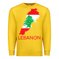 Lemon Lebanon Flag Cedar Tree Beirut Lebanese Arabic Arab Islam Premium Sweatshirt - StudioElite