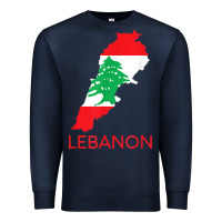Navy Lebanon Flag Cedar Tree Beirut Lebanese Arabic Arab Islam Premium Sweatshirt - StudioElite