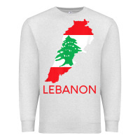 Oatmeal Heather Lebanon Flag Cedar Tree Beirut Lebanese Arabic Arab Islam Premium Sweatshirt - StudioElite
