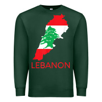 Lebanon Flag Cedar Tree Beirut Lebanese Arabic Arab Islam Premium Sweatshirt | Teevron