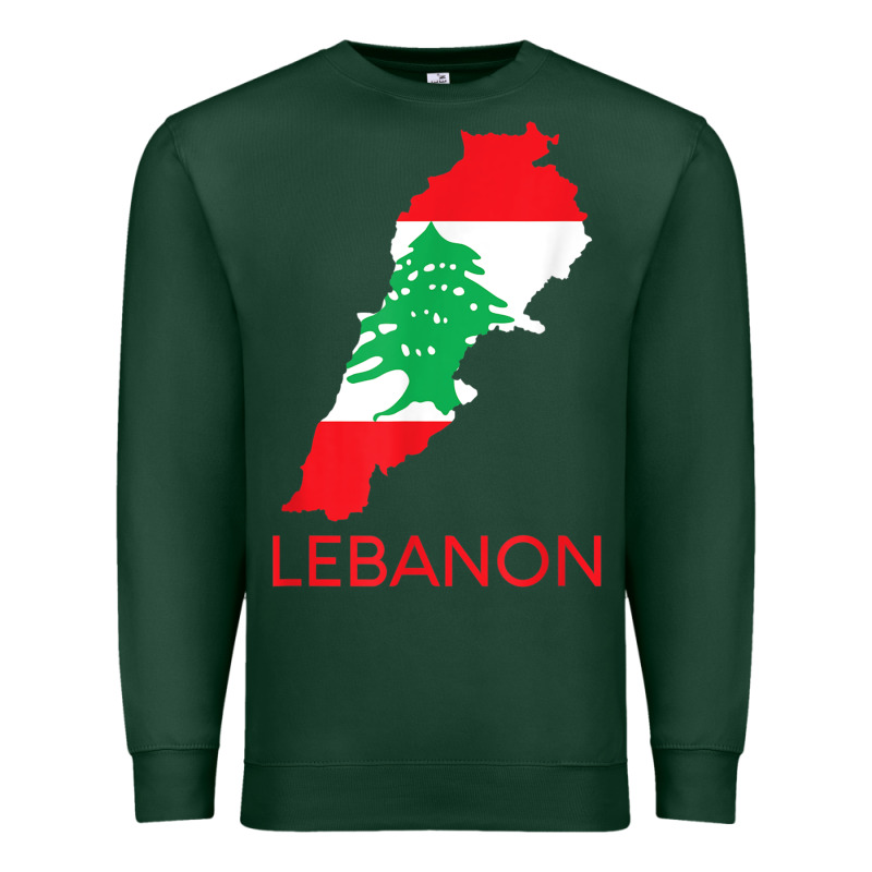 Lebanon Flag Cedar Tree Beirut Lebanese Arabic Arab Islam Premium Sweatshirt by StudioElite | Teevron
