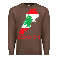 Chestnut Lebanon Flag Cedar Tree Beirut Lebanese Arabic Arab Islam Premium Sweatshirt - StudioElite
