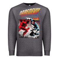 Charcoal Heather dare devil Premium Sweatshirt - StudioElite