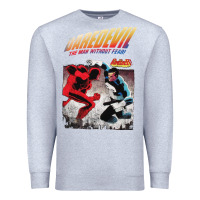 Heather Grey dare devil Premium Sweatshirt - StudioElite