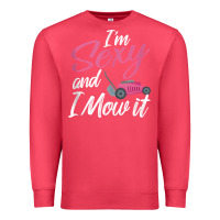 Cardinal i'm sexy and i mow it funny mow pun tank top Premium Sweatshirt - StudioElite