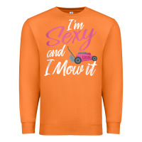 Carrot i'm sexy and i mow it funny mow pun tank top Premium Sweatshirt - StudioElite