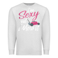 Oatmeal Heather i'm sexy and i mow it funny mow pun tank top Premium Sweatshirt - StudioElite