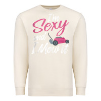 Sandshell i'm sexy and i mow it funny mow pun tank top Premium Sweatshirt - StudioElite