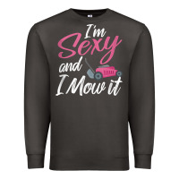 Smoke i'm sexy and i mow it funny mow pun tank top Premium Sweatshirt - StudioElite