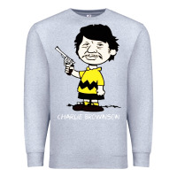 Heather Grey charlie brownson Premium Sweatshirt - StudioElite