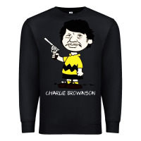 Black charlie brownson Premium Sweatshirt - StudioElite