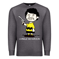 Charcoal Heather charlie brownson Premium Sweatshirt - StudioElite