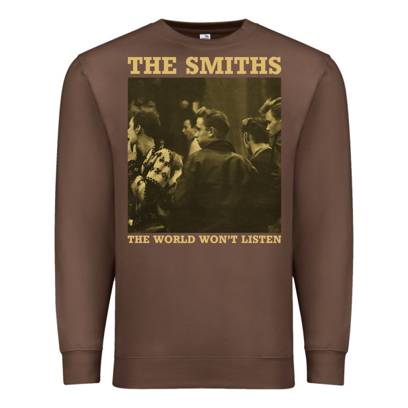 The Smiths The World Won't Listen Gift Men Women Premium Sweatshirt by StudioElite | Teevron