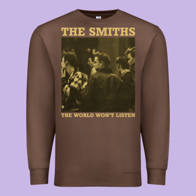 The Smiths The World Won't Listen Gift Men Women Premium Sweatshirt Designed By Studioelite