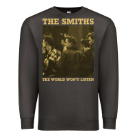 Smoke the smiths the world won't listen gift men women Premium Sweatshirt - StudioElite