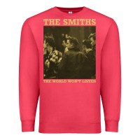 Cardinal the smiths the world won't listen gift men women Premium Sweatshirt - StudioElite