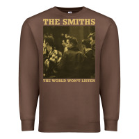Chestnut the smiths the world won't listen gift men women Premium Sweatshirt - StudioElite