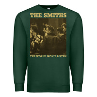 Sports Green the smiths the world won't listen gift men women Premium Sweatshirt - StudioElite