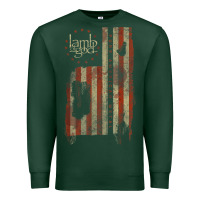 Lamb Of God, Pure American Metal Flag Premium Sweatshirt | Teevron