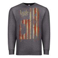 Charcoal Heather lamb of god, pure american metal flag Premium Sweatshirt - StudioElite