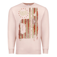 Pale Pink lamb of god, pure american metal flag Premium Sweatshirt - StudioElite