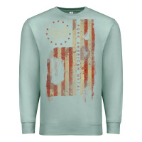Seafoam lamb of god, pure american metal flag Premium Sweatshirt - StudioElite