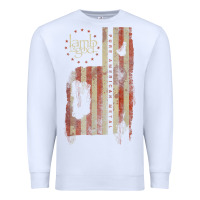 White lamb of god, pure american metal flag Premium Sweatshirt - StudioElite