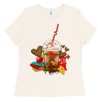 Bone teacher frappe coffee Ladies Tee - FaDigitalArtStudio