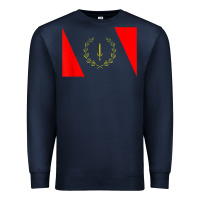 Navy african american heritage flag 1967 black history copy Premium Sweatshirt - StudioElite