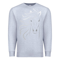 Heather Grey horse lover gifts Premium Sweatshirt - StudioElite