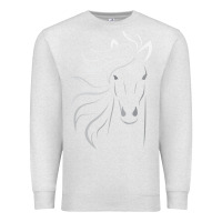 Oatmeal Heather horse lover gifts Premium Sweatshirt - StudioElite
