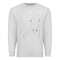 Dove Grey horse lover gifts Premium Sweatshirt - StudioElite