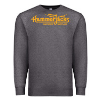 Charcoal Heather Hammerjacks 70S Premium Sweatshirt - StudioElite